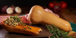 Flespompoen met rijst