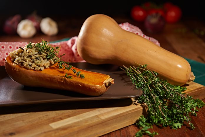 Flespompoen met rijst